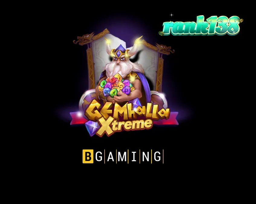 Tampilan visual slot Gemhalla Xtreme dengan tema Norse dan simbol Thor